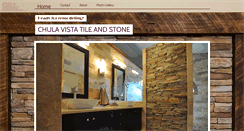 Desktop Screenshot of chulavistatileandstone.com